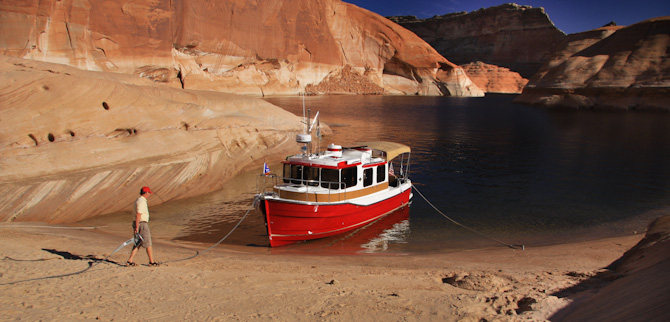 Back To Padre Bay Canyon Last Night At Anchor In Lake Powell — Trailer Trawler Life Blog