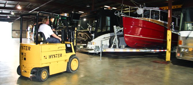 Storing Kismet at RV Park Palace, Chattanooga, TN