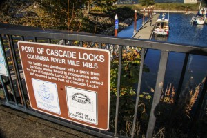 Port of Cascade Locks on the Columbia River