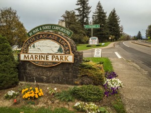 Port of Cascade Locks on the Columbia River