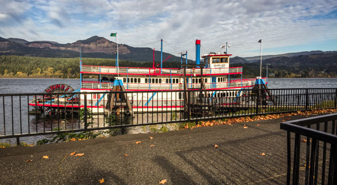 Port of Cascade Locks on the Columbia River