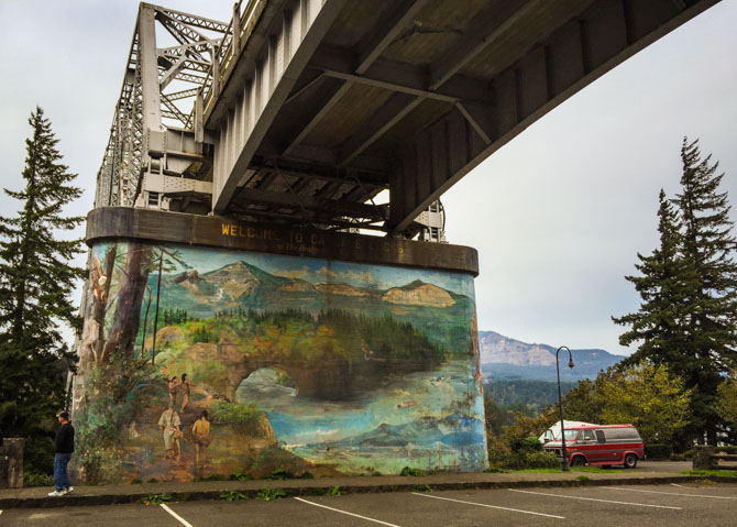 Port of Cascade Locks on the Columbia River