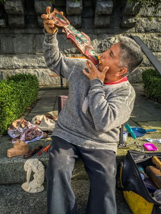 First Nation woodcarver