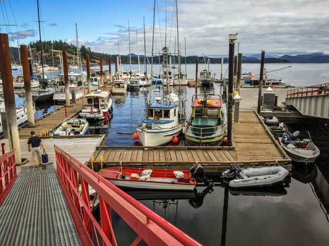 Provisioning at Heriot Bay – Quadra Island, BC Canada