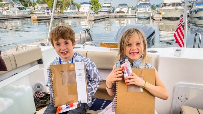 Grandkids Cruise-Trent Severn Waterway